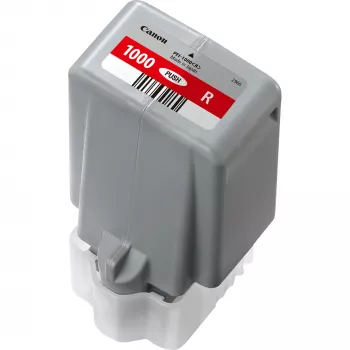 Cartucho de tinta Canon PFI-1000R vermelho