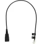 Cabo telefónico Jabra 8800-00-01 QD RJ10 0,5 m preto