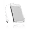 Caixa para HDD/SSD ICY BOX IB-AC703-C transparente, branca 2,5 inch