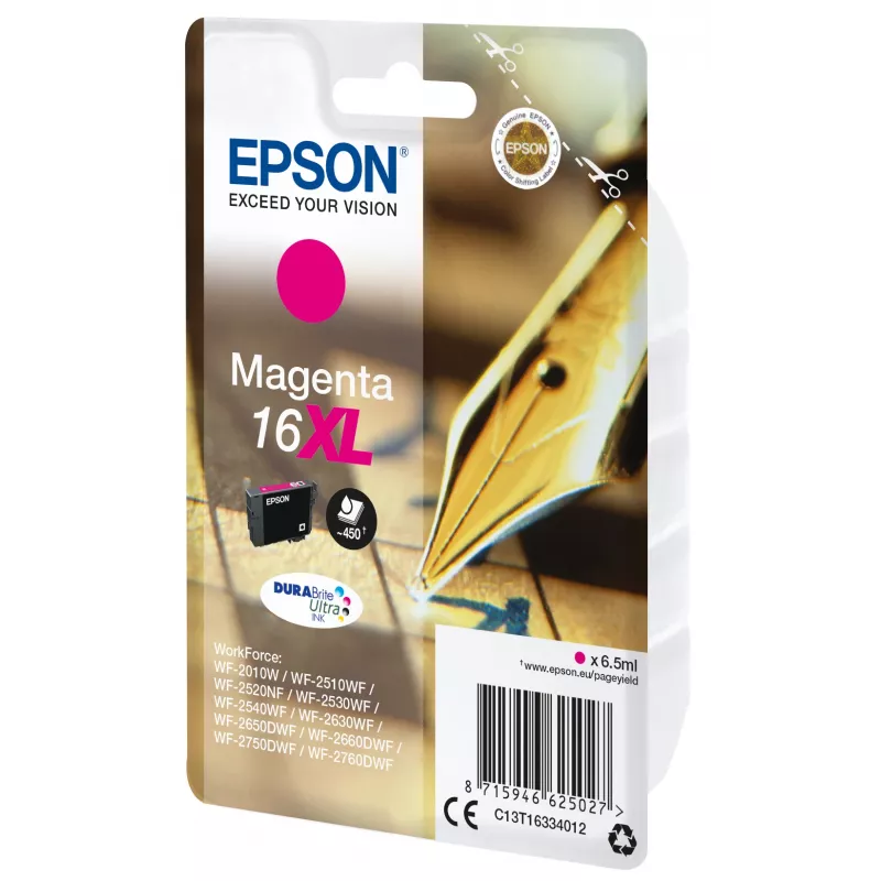 Epson Pen and crossword Einzelpackung Magenta 16XL DURABrite Ultra tinta