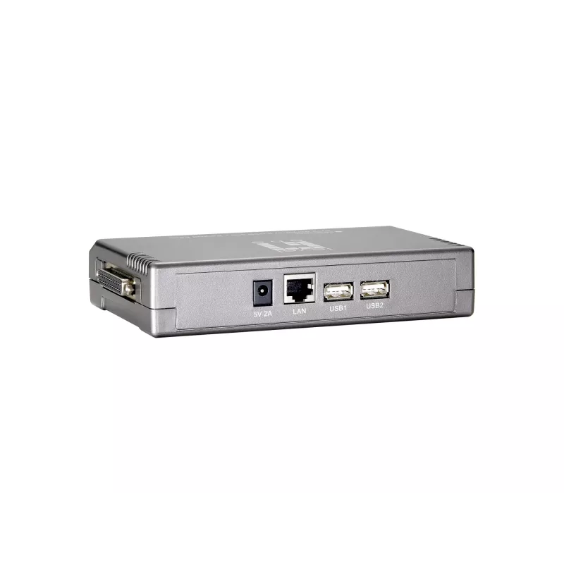 Servidor de impressão LevelOne, 2 x USB, 1 x Paralelo, cinzento, atividade, link, energia, estado, Taiwan, Ethernet LAN, IEEE 802.3, IEEE 802.3u, 10,100 Mbit/s