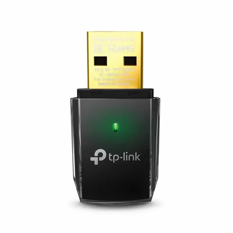 Adaptador Wi-Fi USB dual band sem fios TP-Link AC600