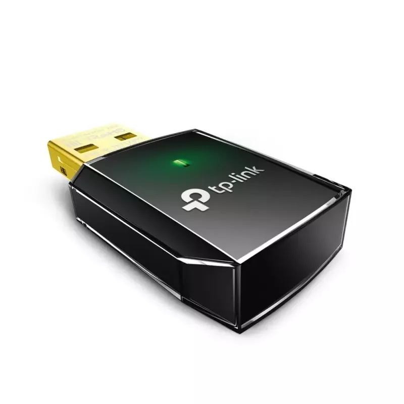 Adaptador Wi-Fi USB dual band sem fios TP-Link AC600