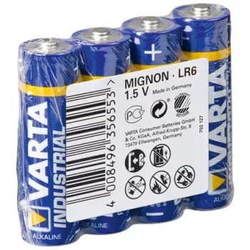 Pilha VARTA Industrial Pro Mignon AA LR6 (4x em película)