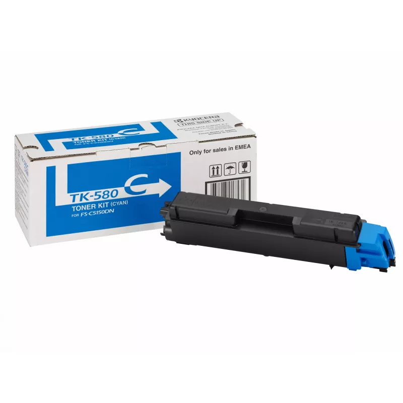 Tinteiro Kyocera TK-580C 15000 páginas ciano