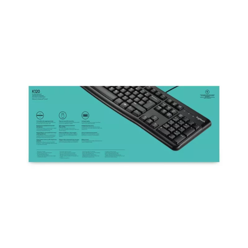 Teclado OEM LOGITECH K120 AZERTY francês