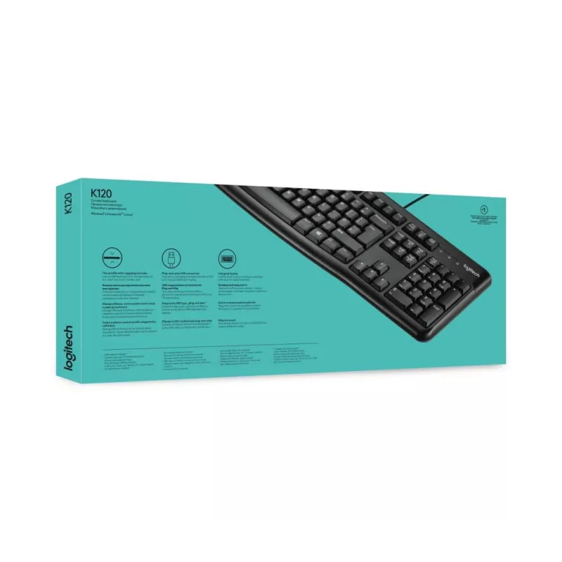 Teclado OEM LOGITECH K120 AZERTY francês