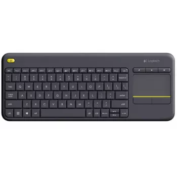 Teclado sem fios LOGITECH Wireless Touch Keyboard K400 Plus - preto - QWERTZ alemão