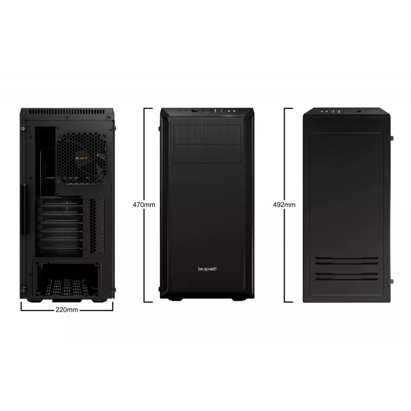 be quiet Pure Base 600 Window Midi Tower preto