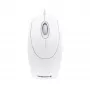 Rato de roda CHERRY ótico com fio, cinza-claro, PS2/USB, ambidestro, ótico, USB Type-A, 1000 DPI, branco