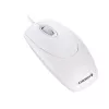 Rato de roda CHERRY ótico com fio, cinza-claro, PS2/USB, ambidestro, ótico, USB Type-A, 1000 DPI, branco