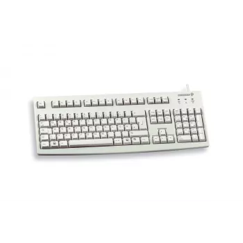 Teclado CHERRY G83-6105, universal, USB, QWERTZ, alemão, cinzento