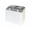 Máquina de gelo Unold Doppio com compressor 2,4 L 250 W acetinado, branco