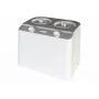 Máquina de gelo Unold Doppio com compressor 2,4 L 250 W acetinado, branco