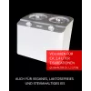 Unold 48830 Doppio máquina de gelados, branca
