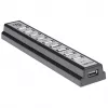 Hub de secretária Manhattan USB-A 10 portas, 10x portas USB-A, 480 Mbit/s (USB 2.0), alimentação via USB ou fonte de alimentação externa (não incluída) para maior potência nos dispositivos ligados
