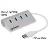 Hub USB Manhattan USB-A 4 portas