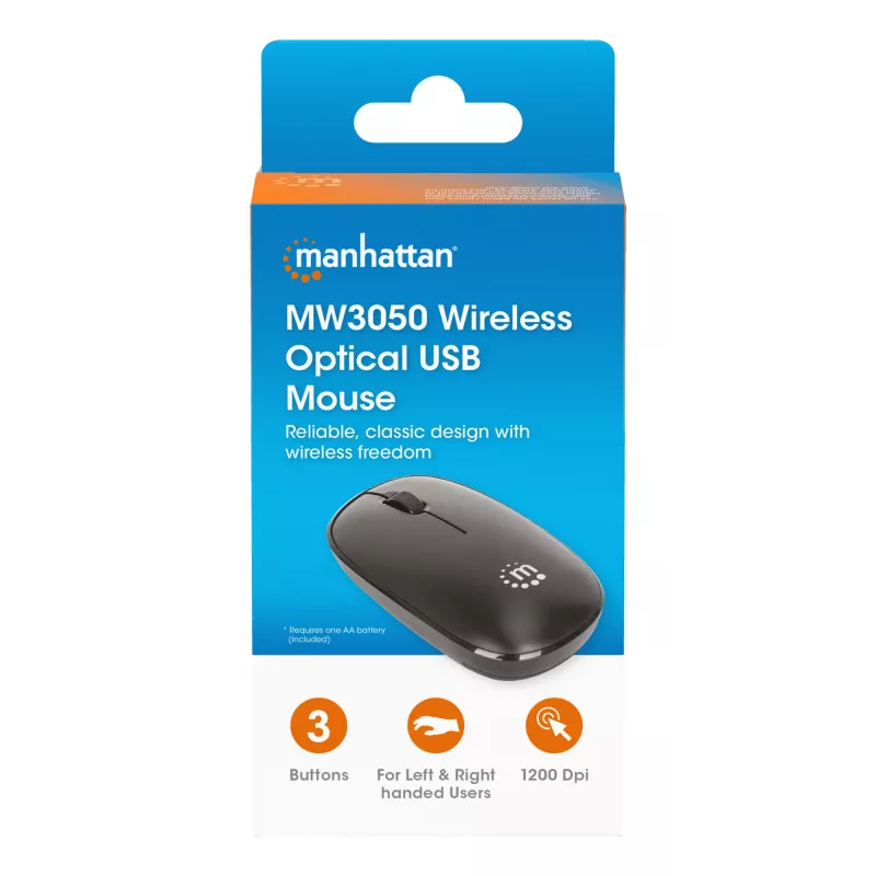 Rato ótico sem fios Manhattan MW3050 USB