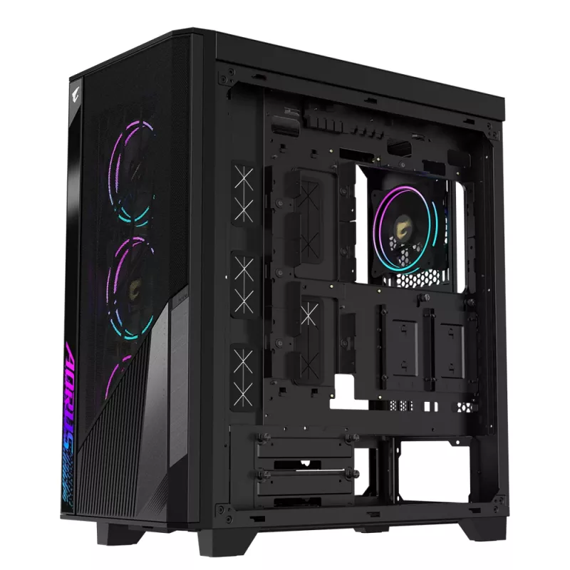 Caixa de computador GIGABYTE GB-AC500G ST Midi Tower preto