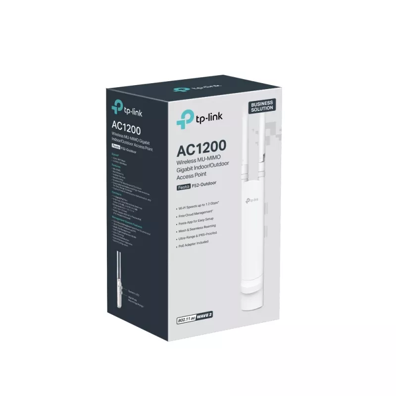 TP-Link Festa F52-Outdoor 1200 Mbit/s branco Power over Ethernet (PoE)