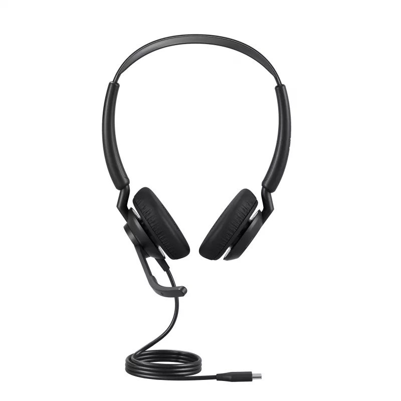 Jabra Engage 50 II - USB-C UC Stereo, com fios, escritório/call center, 65 g, headset, preto