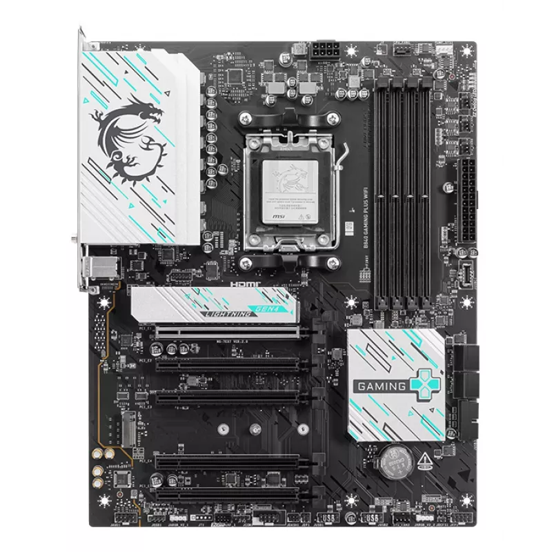 Placa-mãe MSI B840 GAMING PLUS WIFI AMD B840 Socket AM5 ATX