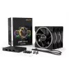 Ventoinha be quiet Light Wings 120mm ARGB PWM preta pack de 3
