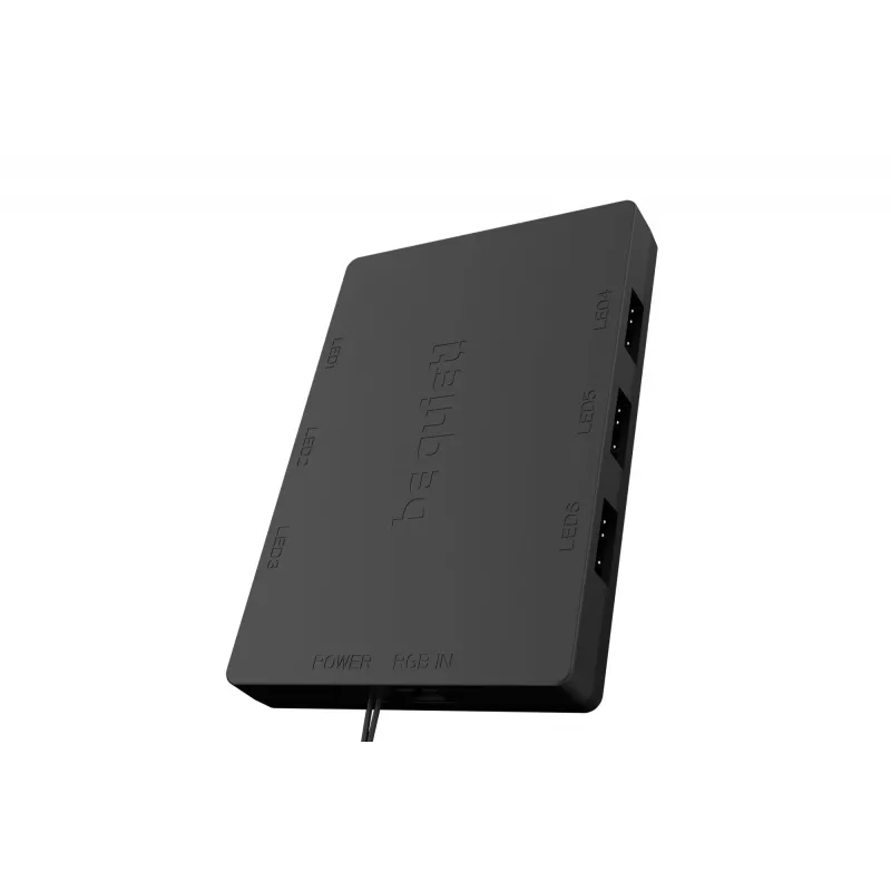 Ventoinha be quiet Light Wings 140mm ARGB PWM preta pack de 3