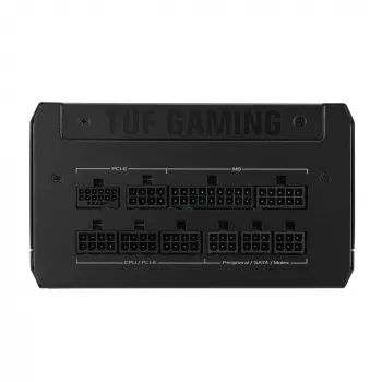 Fonte de alimentação ASUS TUF Gaming 1000W Gold ATX 3.1 1000 W 80 PLUS Gold totalmente modular preta, ventoinha de 135 mm