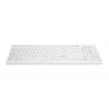 Teclado Contour Design Active Key AK-C8100F-FUS-W/GE Médico RF Wireless QWERTZ Alemão Branco