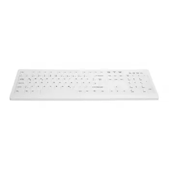Teclado Contour Design Active Key AK-C8100F-FUS-W/GE Médico RF Wireless QWERTZ Alemão Branco