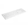 Teclado Contour Design Active Key AK-C8100F-FUS-W/GE Médico RF Wireless QWERTZ Alemão Branco