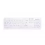 Teclado Contour Design Active Key AK-C8100F-FUS-W/GE Médico RF Wireless QWERTZ Alemão Branco