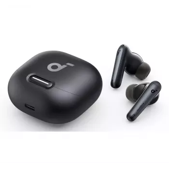 Auscultadores In-Ear sem fios Anker Liberty 4 NC — Preto, Bluetooth, carregamento USB-C