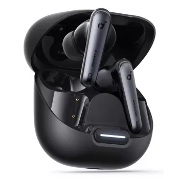 Auscultadores In-Ear sem fios Anker Liberty 4 NC — Preto, Bluetooth, carregamento USB-C