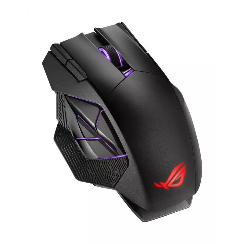 Rato ASUS ROG Spatha X Gaming Destro RF Wireless + USB Type-C Ótico 19000 DPI