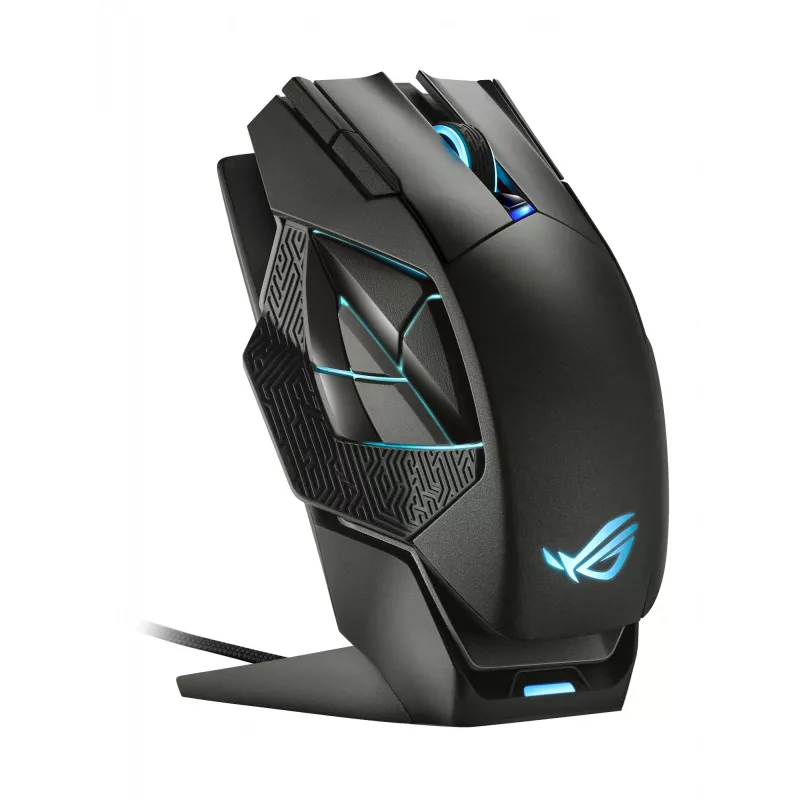 Rato ASUS ROG Spatha X Gaming Destro RF Wireless + USB Type-C Ótico 19000 DPI