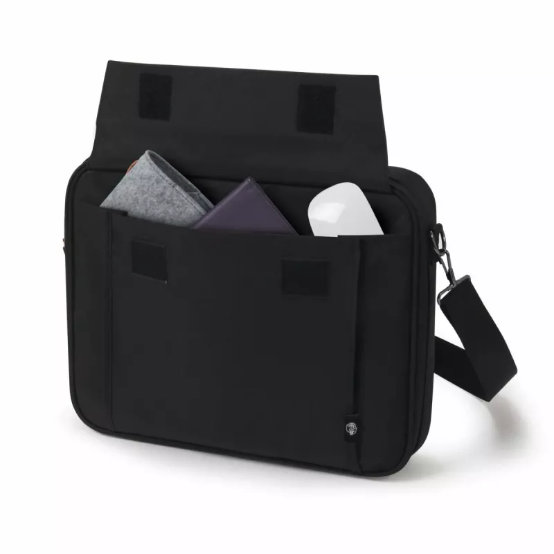 Mala para portátil DICOTA Eco Multi Base - 13-14.1in - Preto / 300d Rpet Poliéster