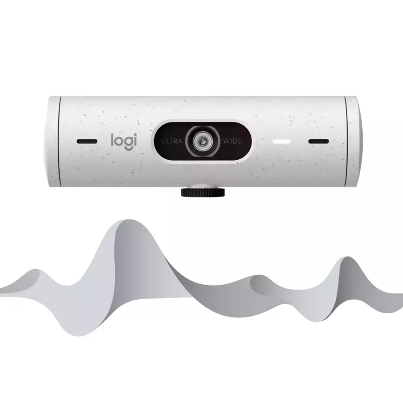 Webcam Logitech Brio 500 Full HD 4MP USB-C Branco