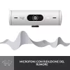 Webcam Logitech Brio 500 Full HD 4MP USB-C Branco