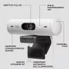 Webcam Logitech Brio 500 Full HD 4MP USB-C Branco