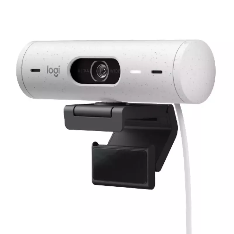 Webcam Logitech Brio 500 Full HD 4MP USB-C Branco
