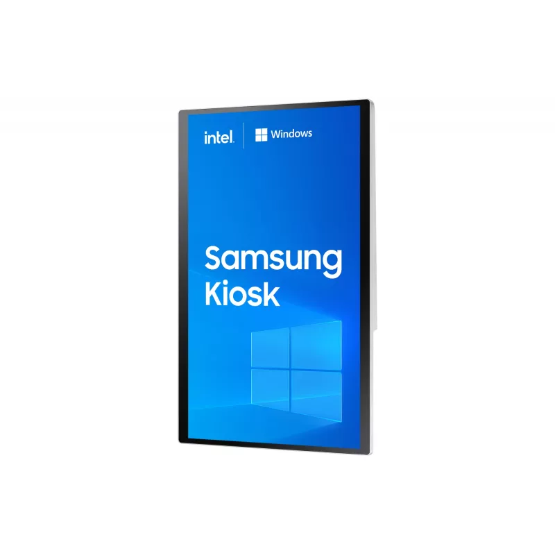 Samsung KM24C-5 design quiosque 61 cm (24 polegadas) LED 250 cd/m² Full HD branco ecrã tátil processador integrado Windows 10 IoT Enterprise 16/7