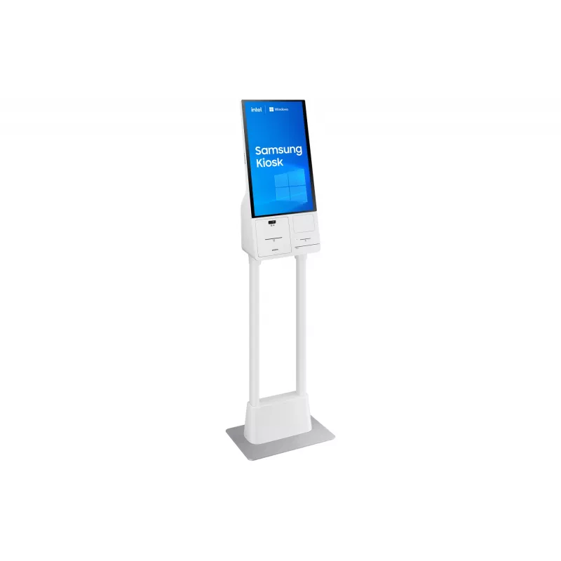 Samsung KM24C-5 design quiosque 61 cm (24 polegadas) LED 250 cd/m² Full HD branco ecrã tátil processador integrado Windows 10 IoT Enterprise 16/7