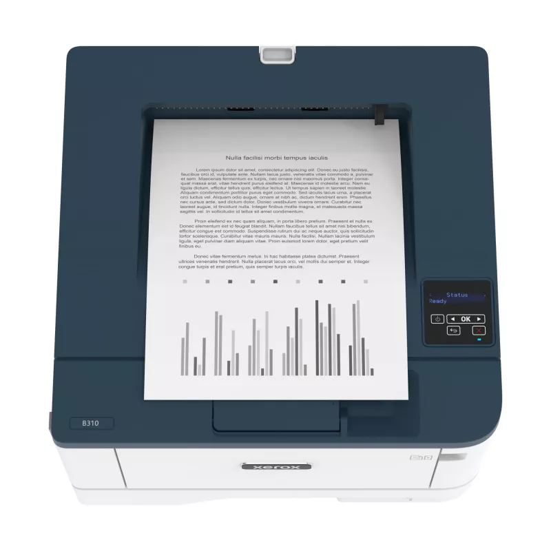 Xerox B310 A4 40ppm impressora sem fios duplex PS3 PCL5e/6 2 tabuleiros total 350 folhas