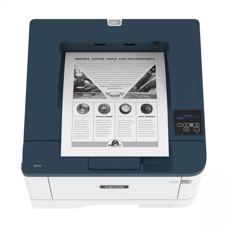 Xerox B310 A4 40ppm impressora sem fios duplex PS3 PCL5e/6 2 tabuleiros total 350 folhas
