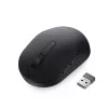 Rato DELL Pro Plus Compact - MS5120W - preto, ambidestro, ótico, RF Wireless + Bluetooth, 1600 DPI, preto