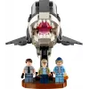 Brinquedo de construção LEGO Ideas 21350 conjunto Jaws — 1497 peças, 3 minifiguras, barco e tubarão icónico, recomendado a partir dos 18 anos