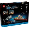 Brinquedo de construção LEGO Ideas 21350 conjunto Jaws — 1497 peças, 3 minifiguras, barco e tubarão icónico, recomendado a partir dos 18 anos