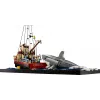 Brinquedo de construção LEGO Ideas 21350 conjunto Jaws — 1497 peças, 3 minifiguras, barco e tubarão icónico, recomendado a partir dos 18 anos